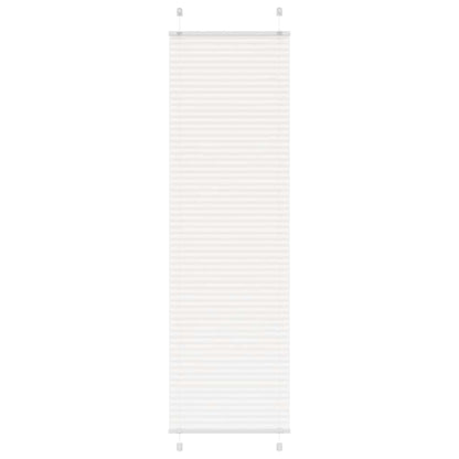 Tenda Plissettata Bianca 55x200 cm Larghezza Tessuto 54,4 cm
