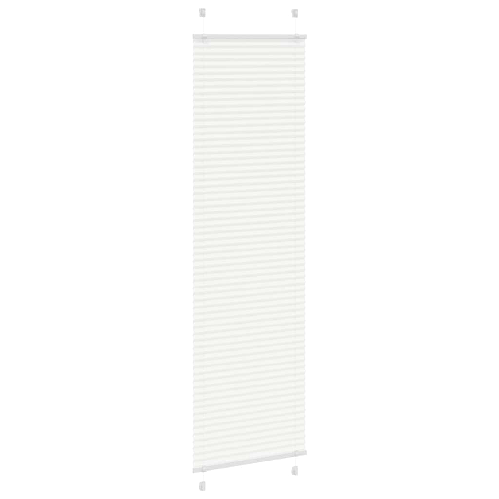 Tenda Plissettata Bianca 60x200 cm Larghezza Tessuto 59,4 cm | homemem39