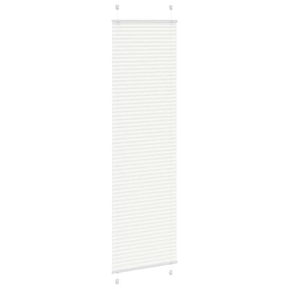 Tenda Plissettata Bianca 60x200 cm Larghezza Tessuto 59,4 cm | homemem39