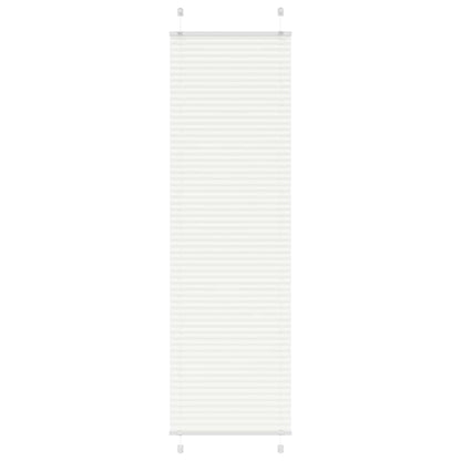Tenda Plissettata Bianca 65x200 cm Larghezza Tessuto 64,4 cm