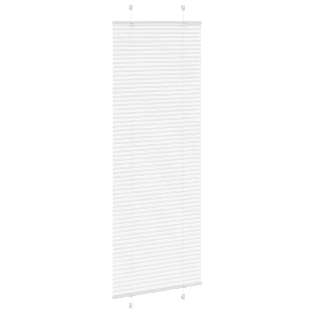 Tenda Plissettata Bianca 70x200 cm Larghezza Tessuto 69,4 cm | homemem39