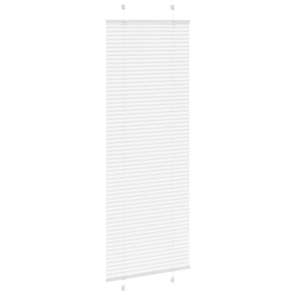 Tenda Plissettata Bianca 70x200 cm Larghezza Tessuto 69,4 cm | homemem39