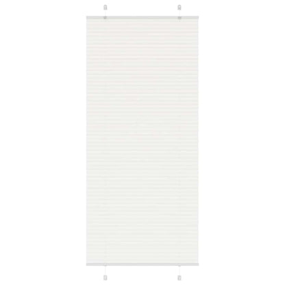 Tenda Plissettata Bianca 100x200 cm Larghezza Tessuto 99,4 cm