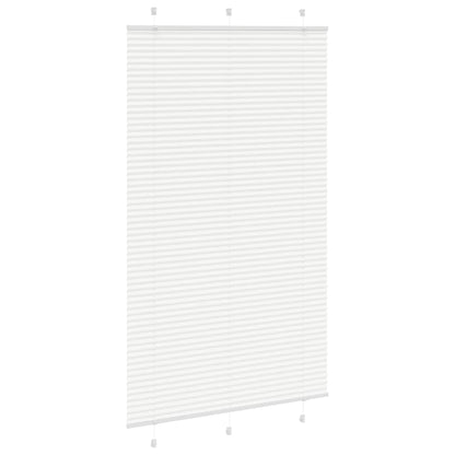 Tenda Plissettata Bianca 115x200 cm Larghezza Tessuto 114,4 cm | homemem39