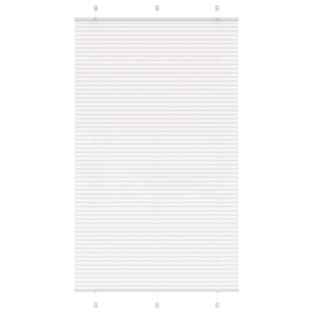 Tenda Plissettata Bianca 120x200 cm Larghezza Tessuto 119,4 cm
