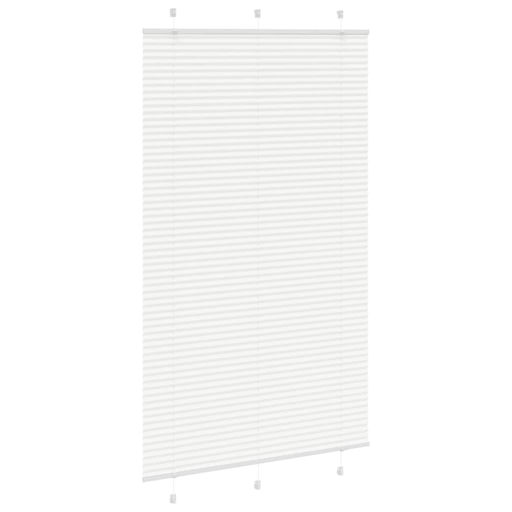 Tenda Plissettata Bianca 120x200 cm Larghezza Tessuto 119,4 cm | homemem39
