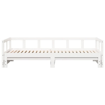 Dormeuse senza Materasso Bianca 80x200 cm Legno Massello Pino - homemem39
