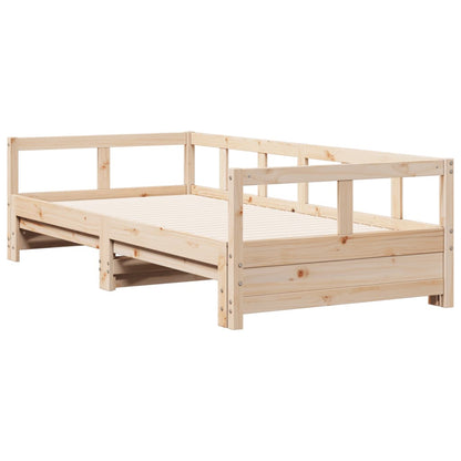 Dormeuse senza Materasso 90x190 cm in Legno Massello di Pino | homemem39