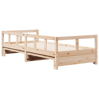 Dormeuse senza Materasso 90x190 cm in Legno Massello di Pino | homemem39