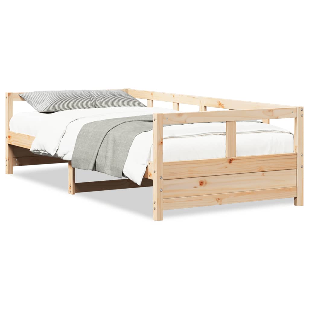 Dormeuse Naturale 80x200 cm in Legno Massello di Pino | homemem39