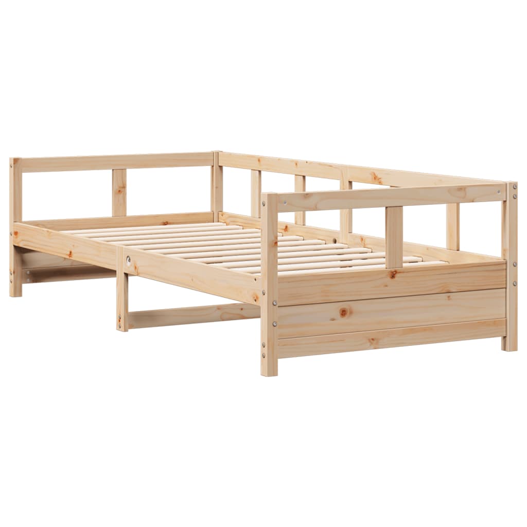 Dormeuse Naturale 80x200 cm in Legno Massello di Pino | homemem39