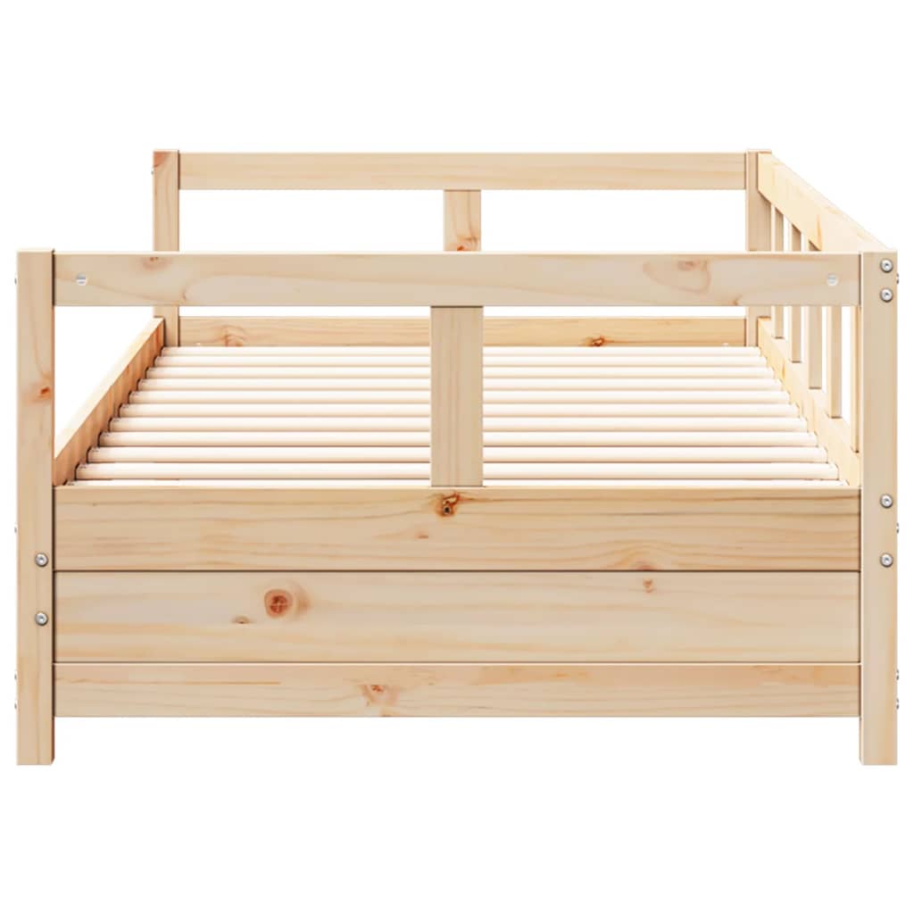 Dormeuse Naturale 80x200 cm in Legno Massello di Pino | homemem39