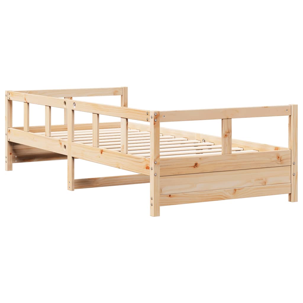 Dormeuse Naturale 80x200 cm in Legno Massello di Pino | homemem39