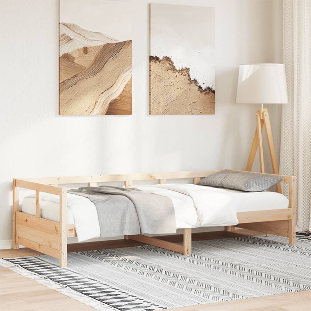 Dormeuse Naturale 80x200 cm in Legno Massello di Pino | homemem39