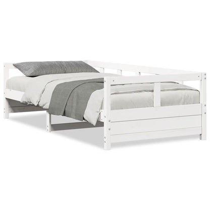 Dormeuse senza Materasso Bianca 90x200 cm Legno Massello Pino | homemem39