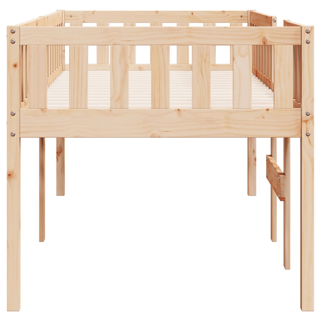Letto per Bambini senza Materasso 80x200 cm Legno Massello Pino - homemem39
