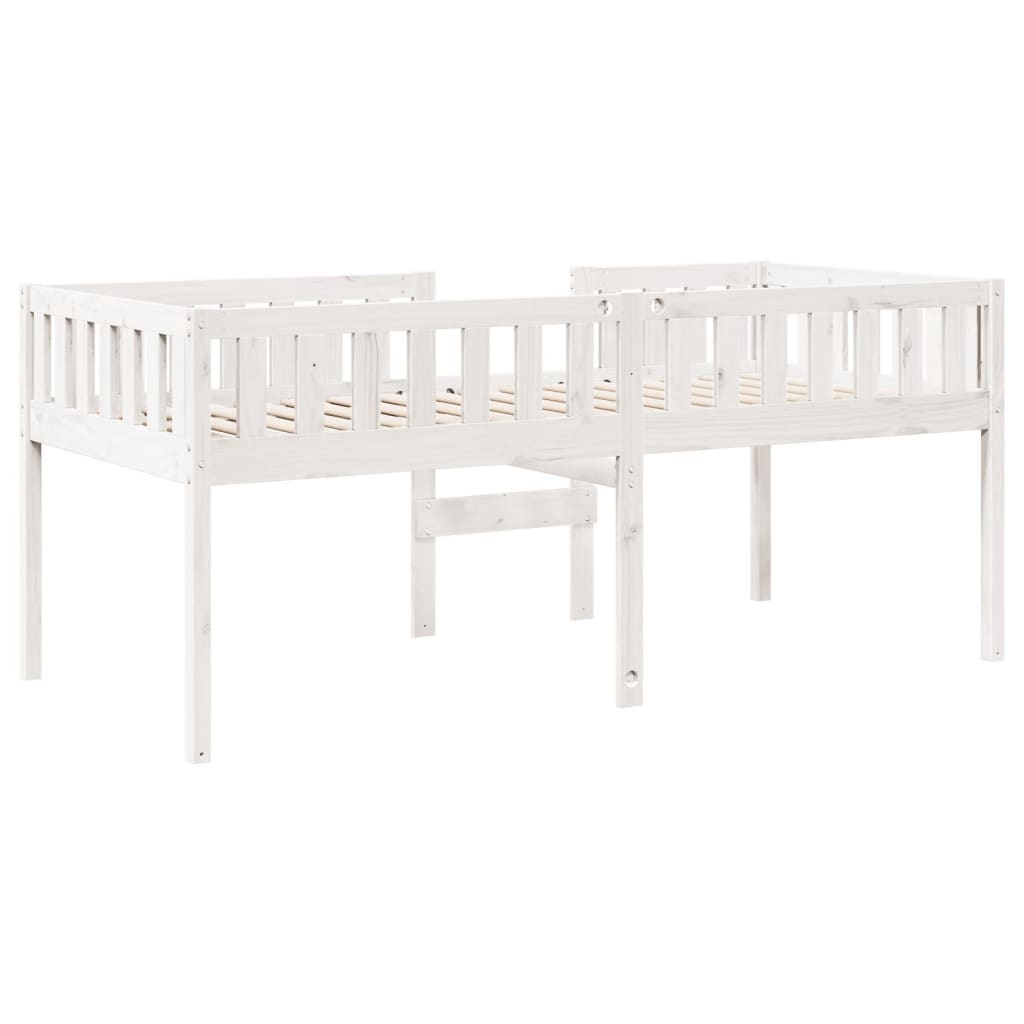 Letto per Bambini senza Materasso Bianco 80x200cm Massello Pino - homemem39