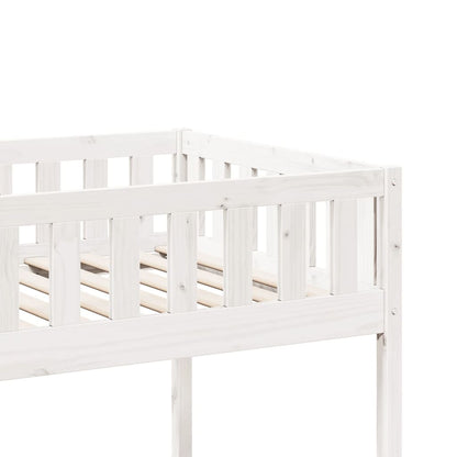 Letto per Bambini senza Materasso Bianco 80x200cm Massello Pino - homemem39
