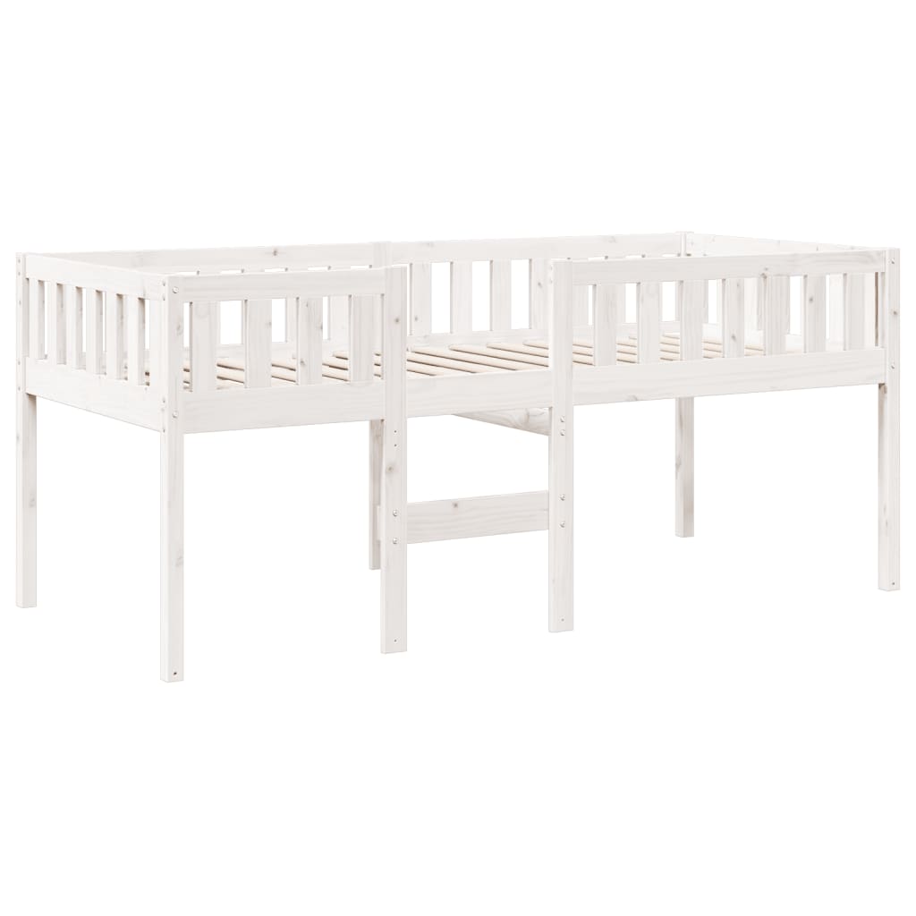 Letto per Bambini senza Materasso Bianco 90x190cm Massello Pino | homemem39