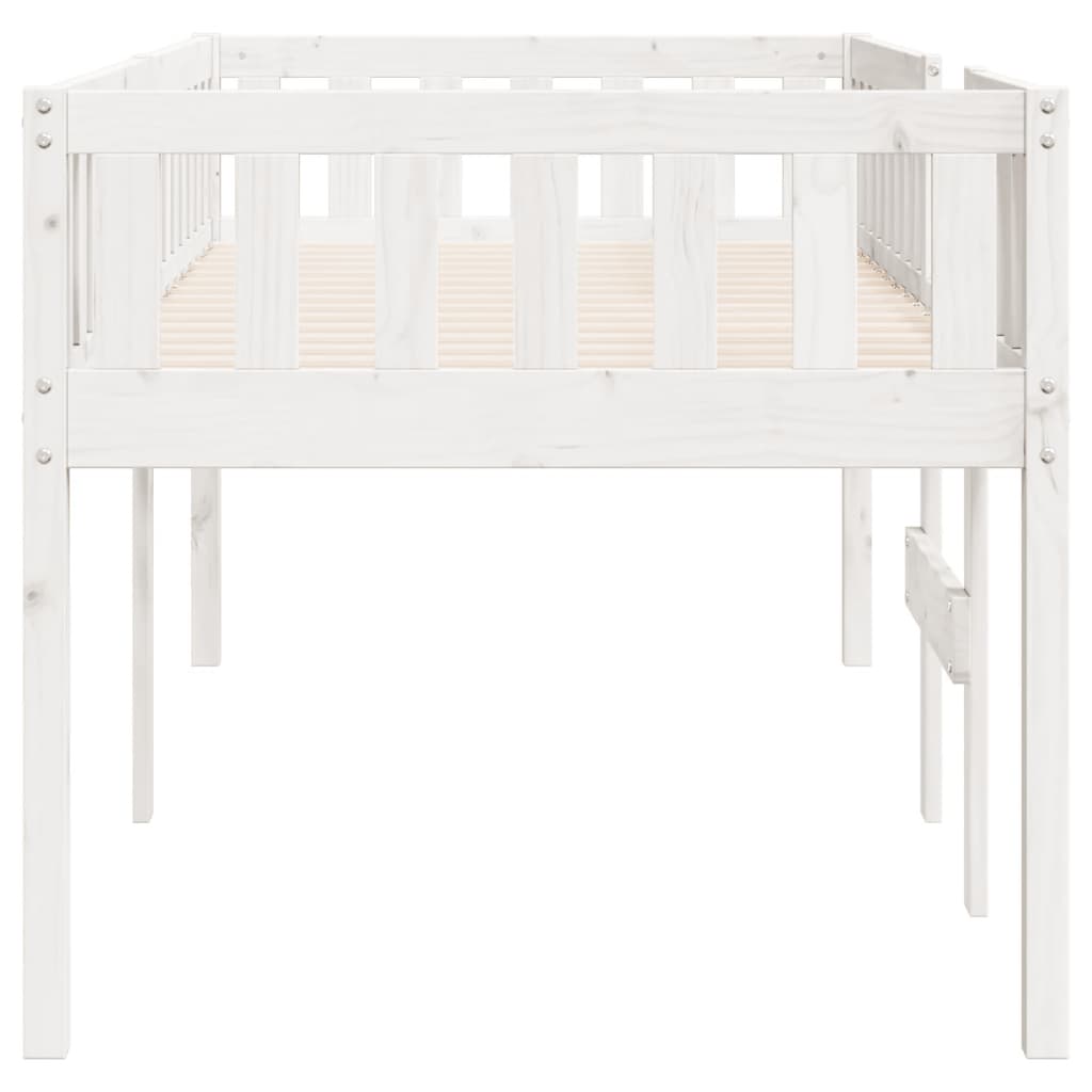 Letto per Bambini senza Materasso Bianco 90x190cm Massello Pino | homemem39