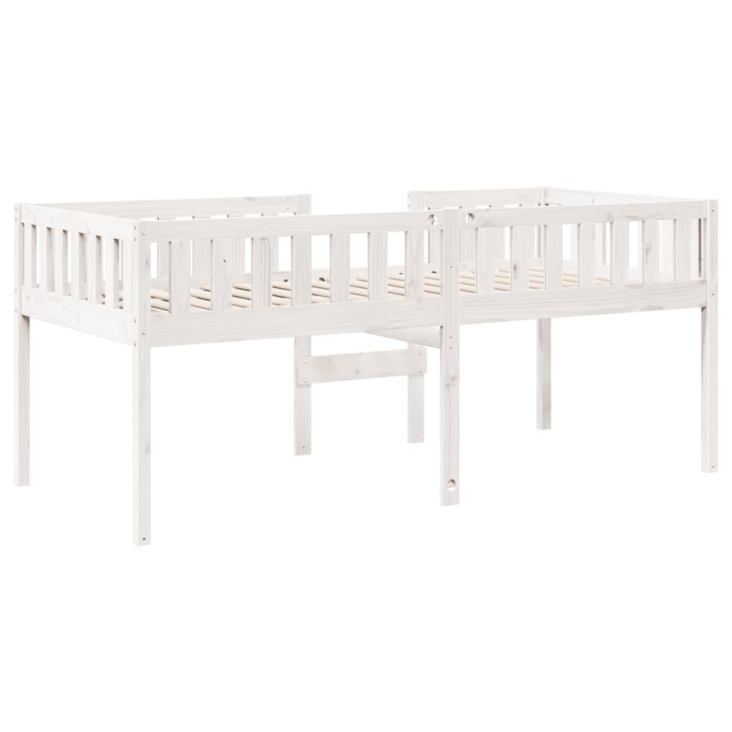 Letto per Bambini senza Materasso Bianco 90x190cm Massello Pino - homemem39