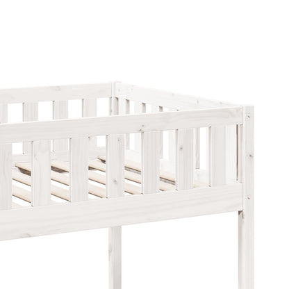 Letto per Bambini senza Materasso Bianco 90x190cm Massello Pino - homemem39