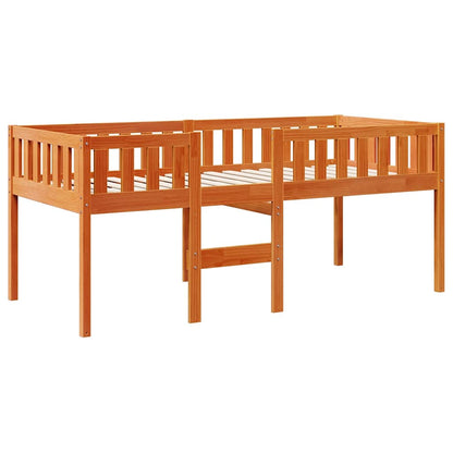 Letto Bambini senza Materasso Marrone Cera 90x190 cm Legno Pino | homemem39