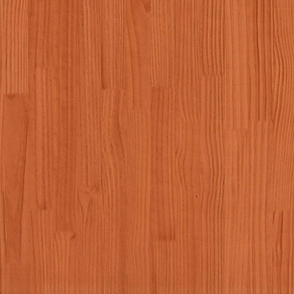 Letto Bambini senza Materasso Marrone Cera 90x190 cm Legno Pino