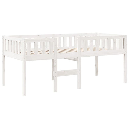 Letto per Bambini senza Materasso Bianco 75x190cm Massello Pino - homemem39