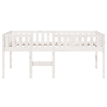 Letto per Bambini senza Materasso Bianco 75x190cm Massello Pino - homemem39