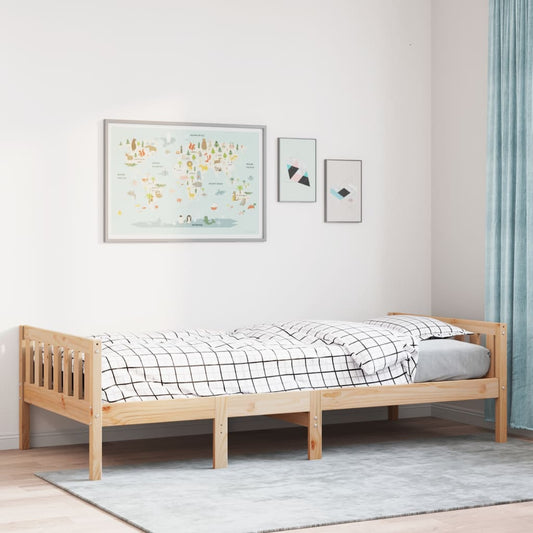 Letto per Bambini senza Materasso 80x200 cm Legno Massello Pino - homemem39