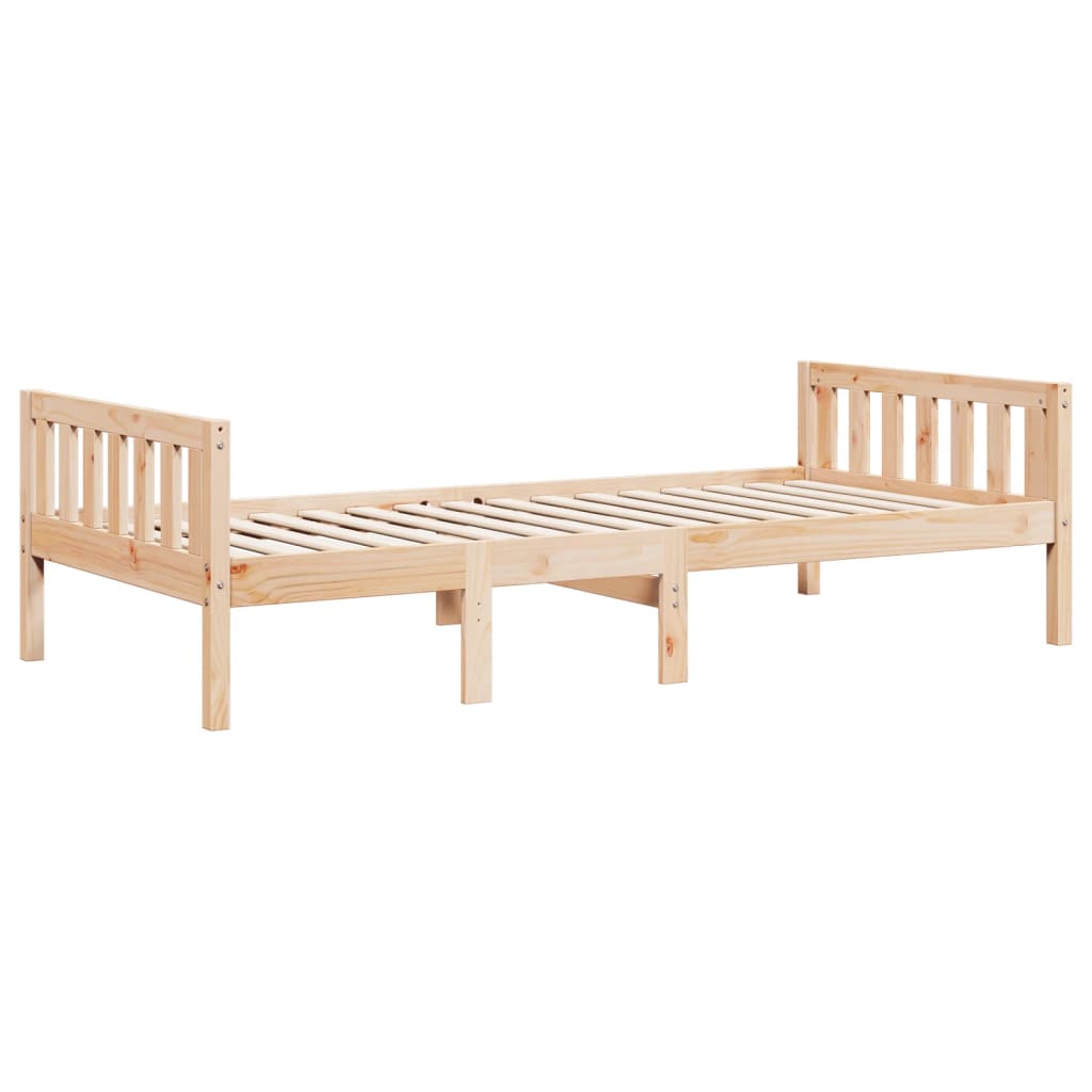 Letto per Bambini senza Materasso 90x200 cm Legno Massello Pino - homemem39