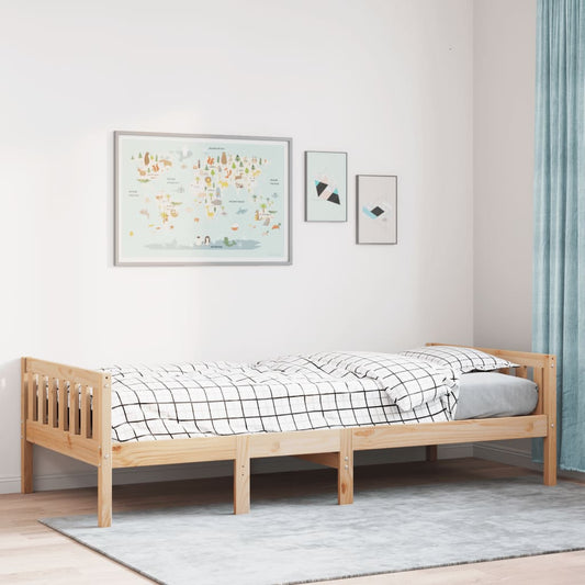 Letto per Bambini senza Materasso 90x200 cm Legno Massello Pino - homemem39