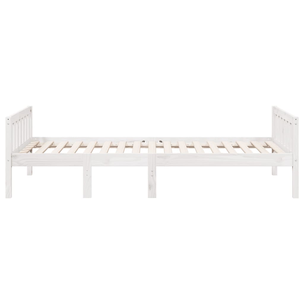 Letto per Bambini senza Materasso Bianco 90x200cm Massello Pino | homemem39