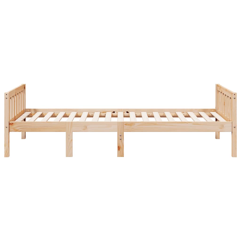 Letto per Bambini senza Materasso 90x190 cm Legno Massello Pino | homemem39