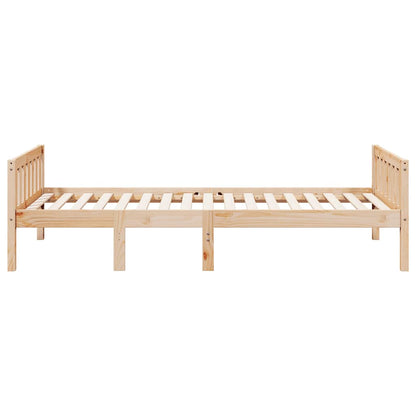 Letto per Bambini senza Materasso 90x190 cm Legno Massello Pino | homemem39