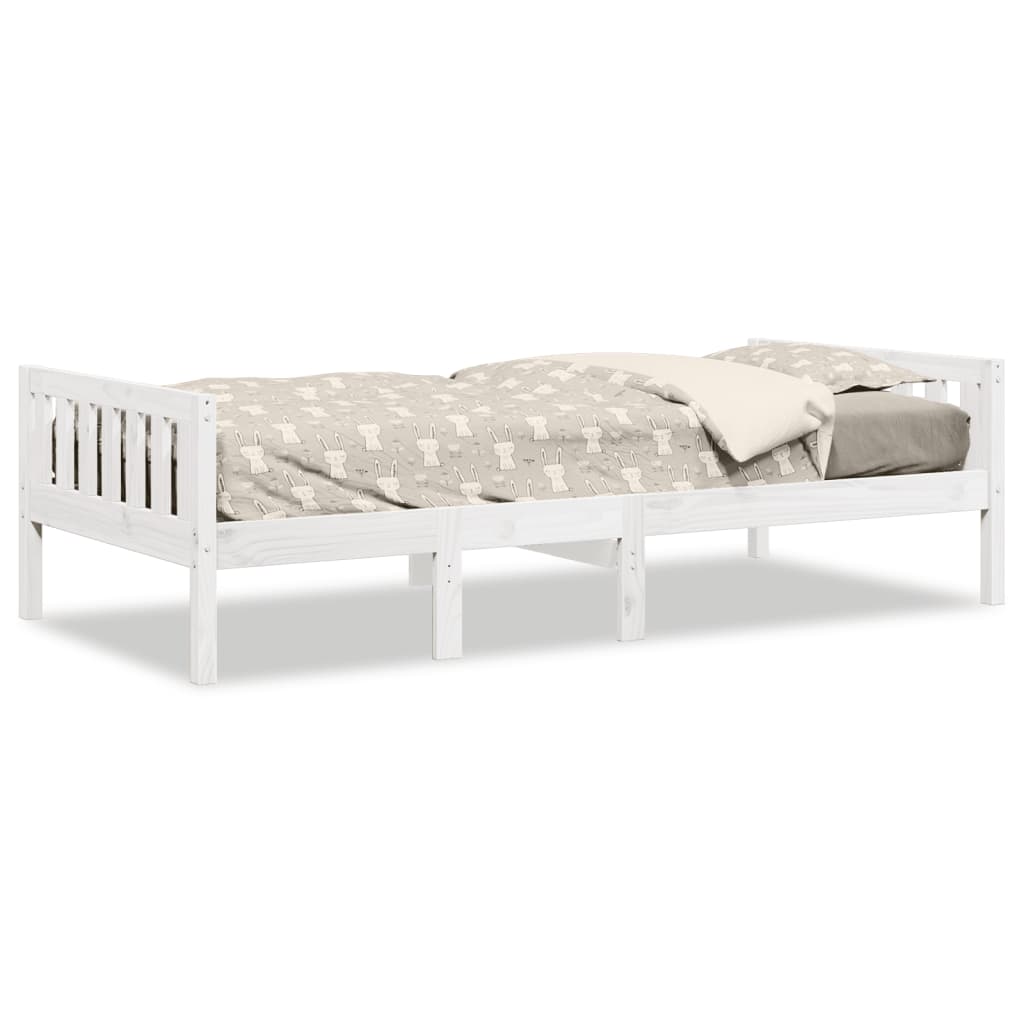 Letto per Bambini senza Materasso Bianco 90x190cm Massello Pino | homemem39