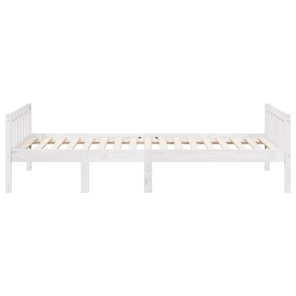 Letto per Bambini senza Materasso Bianco 90x190cm Massello Pino | homemem39