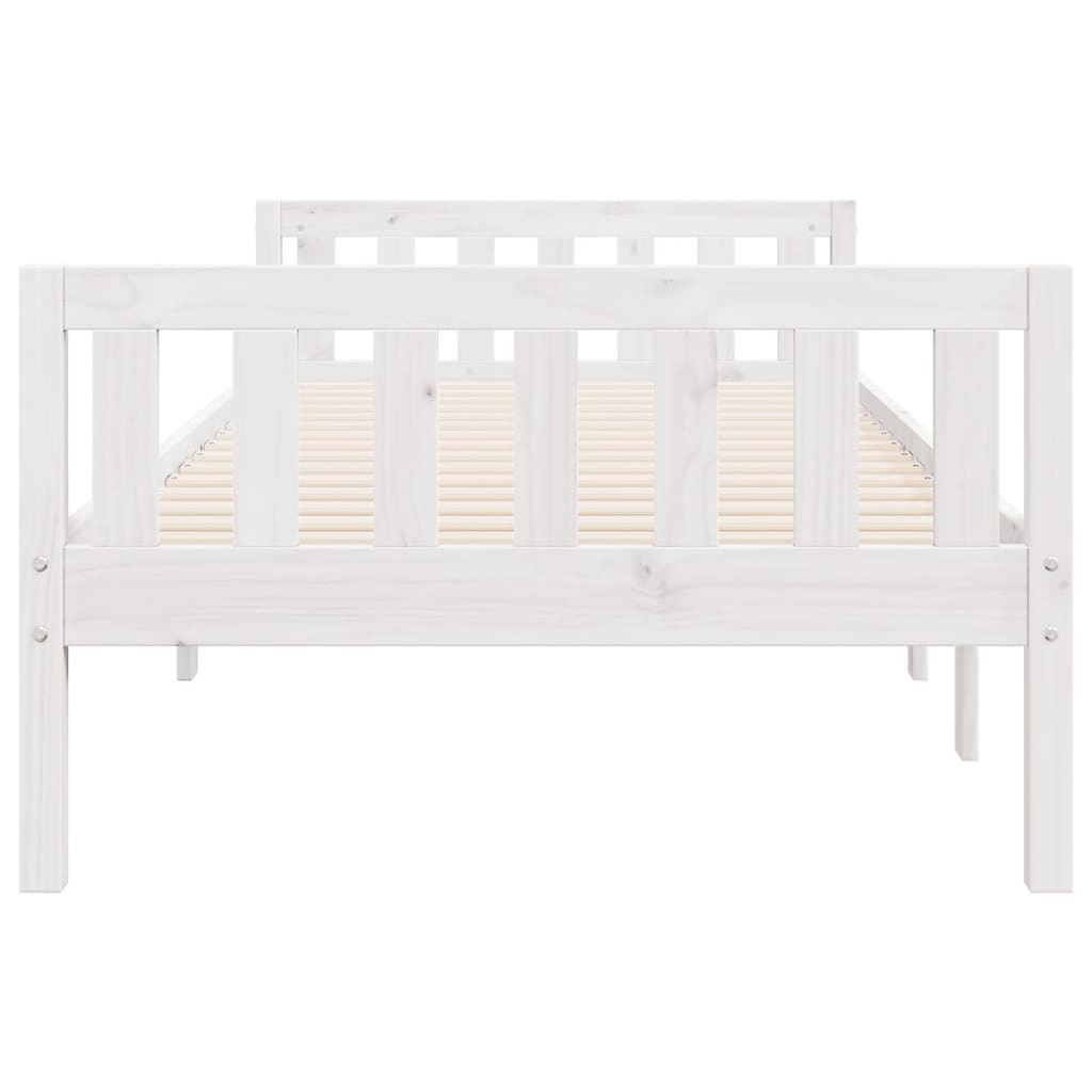 Letto per Bambini senza Materasso Bianco 90x190cm Massello Pino | homemem39