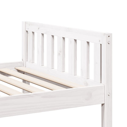 Letto per Bambini senza Materasso Bianco 90x190cm Massello Pino | homemem39