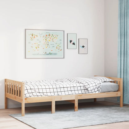 Letto per Bambini senza Materasso Legno Massello Pino