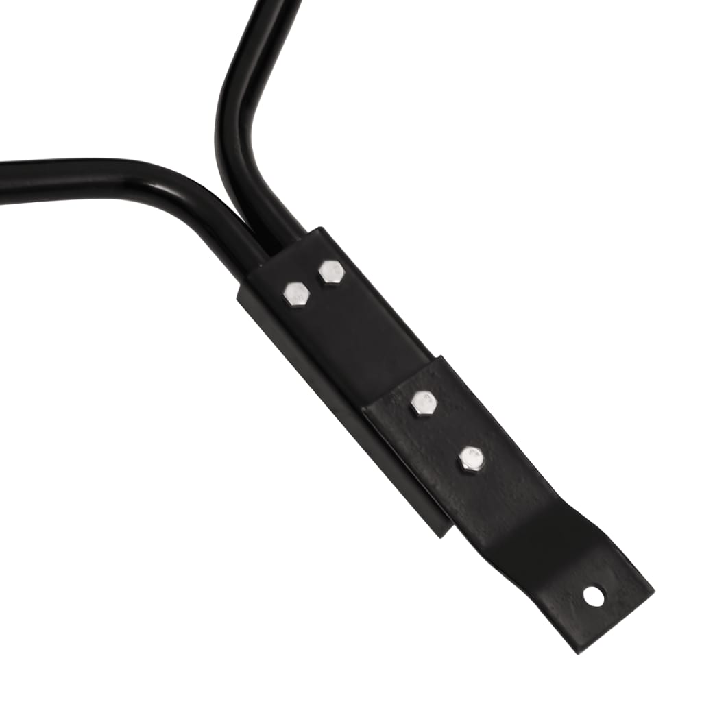 Rullo da Giardino con Aeratore a Morsetti Nero 63 L in Ferro - homemem39