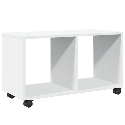 Mobiletto con Ruote Bianco 72x33x42,5 cm in Truciolato - homemem39