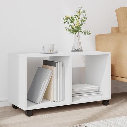 Mobiletto con Ruote Bianco 72x33x42,5 cm in Truciolato | homemem39