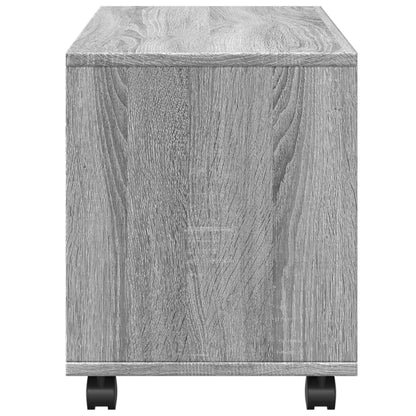 Mobiletto con Ruote Grigio Sonoma 72x33x42,5 cm in Truciolato