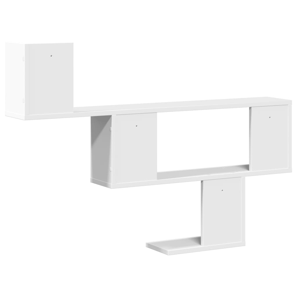 Scaffale a Parete Bianco 100x15x70 cm in Legno Multistrato