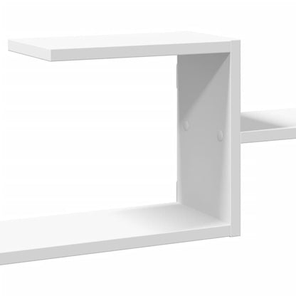 Scaffale a Parete Bianco 104x15x49 cm in Legno Multistrato