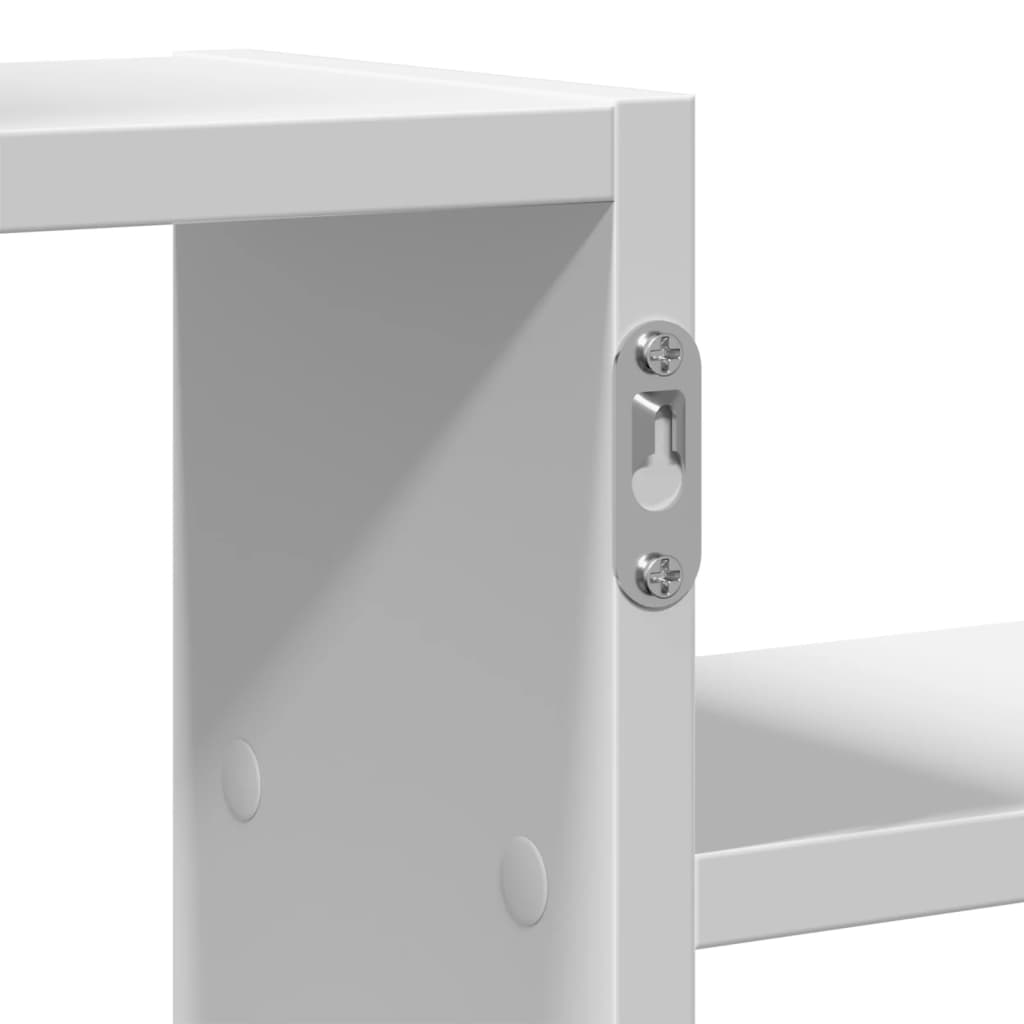 Scaffale a Parete Bianco 104x15x49 cm in Legno Multistrato | homemem39