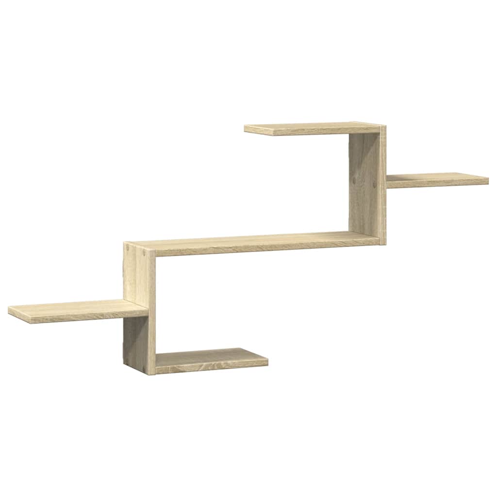 Scaffale a Parete Rovere Sonoma 104x15x49 cm in Truciolato