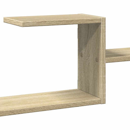 Scaffale a Parete Rovere Sonoma 104x15x49 cm in Truciolato